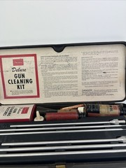 VINTAGE SEARS GUN RIFLE CLEANING KIT .22 & .33 CAL (Used)