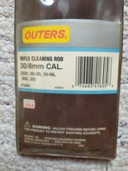 Outers Rifle Cleaning Rod Set 30/8mm CAL 300 30-30 30-06 308 32 Metal 41605