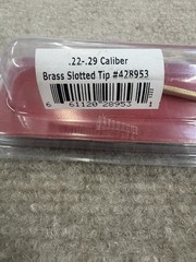 Tipton Slotted Tip Brass Gold .22-.29 Caliber Gun Cleaning 428953