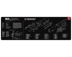 TekMat R36-SKS Gun Cleaning Mat 12×36 Black Neoprene for SKS Rifle Maintenance