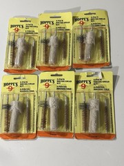 6 LOT NEW Hoppe’s 7.62mm .308 .300 caliber AR Rifle 3-Pack Brush Swab Multi Kit