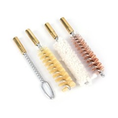 9mm 38 357 Pistol Cleaning Kit Bronze Brush Cotton Mop Brass Rods Gun Care Set