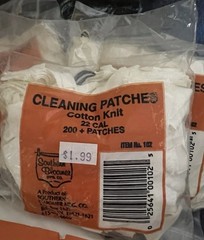 Outers 3000+ Gun Cleaning Patches for 30-45, 22-270, 357, 9mm, 22 Cal, 20-410, +