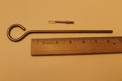Dewey Brass Pistol Cleaning Rod 22 to 45 caliber with your brush Ships Free