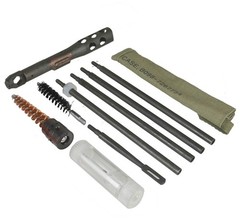 M1 Buttstock Cleaning Kit Set, 8-32 TPI 5PC Rod in Green Pouch,Oiler, Combo Tool