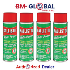 4 Units Ballistol Multi Purpose Lubricant Gun Cleaner 6 oz Aerosol Made In USA &
