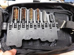 MILITARY IWCK CLEANING CHAMBER BRUSH SET FOR 5.56, 7.62, 9MM, .45CAL