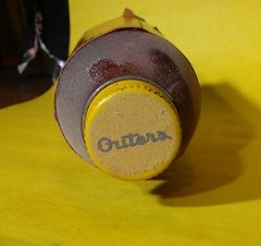 Vintage Glass Bottle Gunslick Gun Cleaning Solvent ( empty )