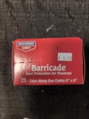 BIRCHWOOD CASEY Barricade Gun Rust Protection Take-Along Cloths | Effective for