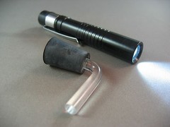BORE LIGHT NEW BLACK SUPER BRIGHT LED GUNSMITH BORE LIGHT ! HUNTING GUN CLEANING