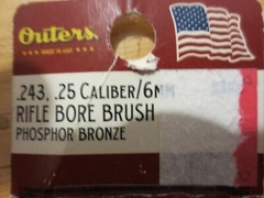 Outers .243 .25 caliber Rifle 6 mm bore brush 83104
