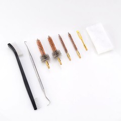 .223 .22Cal 5.56mm Rifle Cleaning Kit with Cleaning Rods Brushes in Zippered Bag