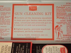 Vintage Sears Roebuck and Co GUN CLEANING KIT No. 6 20222 20-28 ga Metal Box