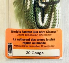 Hoppes BoreSnake 20 Gauge Shotgun Cleaner New Sealed Bore Cleaner Rope