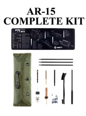 Gun Rifle Cleaning Kit with Large Cleaning Mat Set– .223 / 5.56 Maintenance