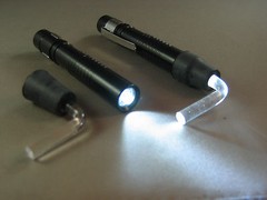 BORE LIGHT NEW BLACK SUPER BRIGHT LED GUNSMITH BORE LIGHT ! HUNTING GUN CLEANING