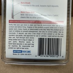 Worlds Fastest Gun Bore Cleaner Boresnake National Tech Labs .38 .357 9mm Pistol