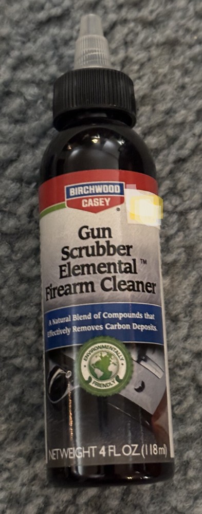BIRCHWOOD CASEY GUN SCRUBBER ELEMENTAL FIREARM CLEANER 4 FL OZ