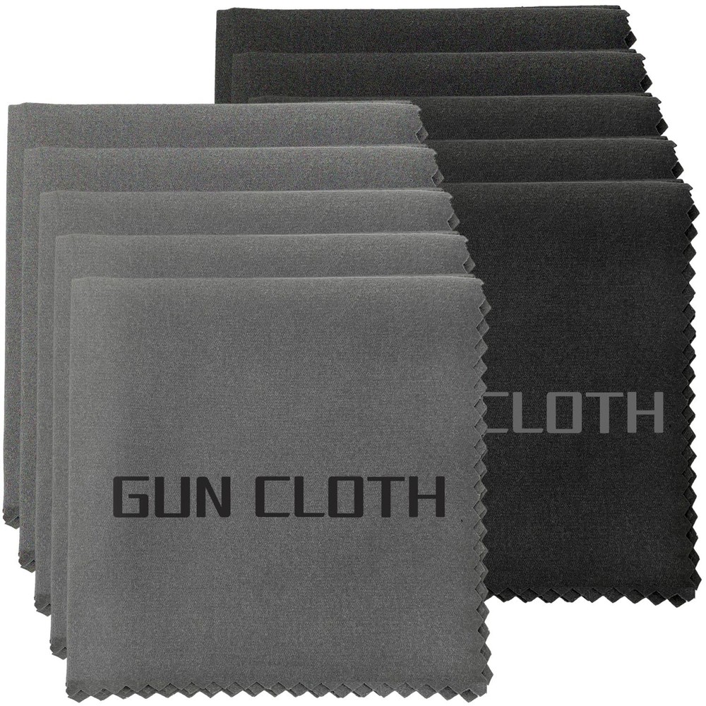 10 Pack Microfiber Gun Cleaning Cloth, 12″X12″ Lint Free Gun Cleaning Rags, Reus