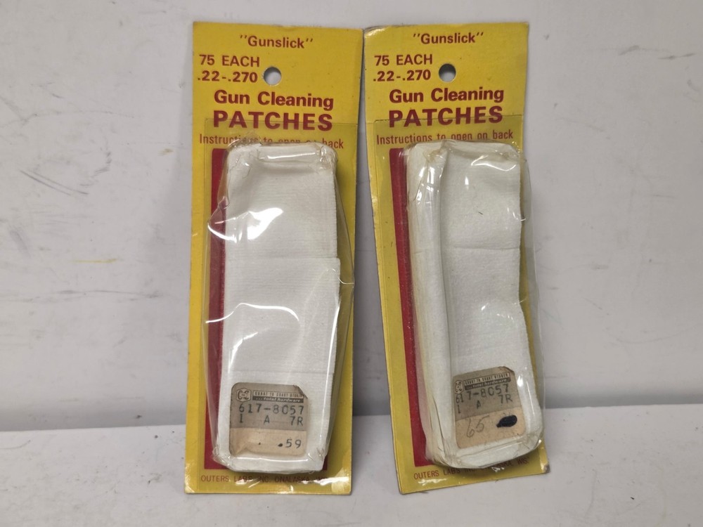 Vintage Outers Gunslick Gun Cleaning Patch Lot