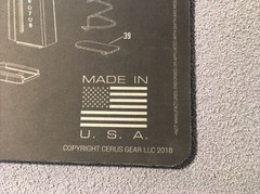 Cerus Gear For Smith & Wesson S&W M&P Shield Armorers Cleaning Mat PREMIUM USA
