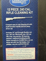 DAC GunMaster 243 6mm 257 Rifle Gun Cleaning Kit 12 Piece GM243LR