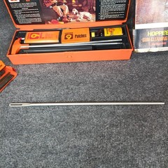 Hoppes No 9 Vintage Gun Cleaning Kit Orange Case Original Box READ