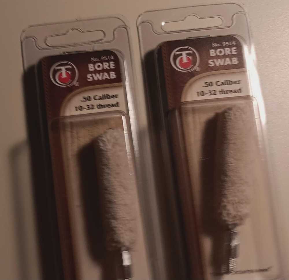 2 Thompson / Center Arms .50 Caliber Cotton Bore Swab