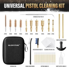 Comprehensive .22 to .45 Cal Gun Cleaning Kit – High-Quality Brass Components