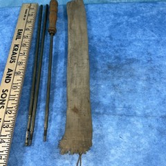 Marble’s Jointed Rifle Rod No. 9728 .28 Caliber & Up 36” Long Brass Vintage Mich