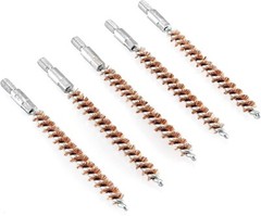 BRONZE Pistol, Rifle and Shotgun Brush AND Cotton MOP Brush 17 TO 54 CALIBER