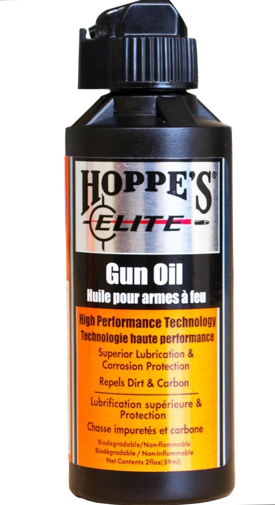 Elite GUN OiL LUBRICANT Protect Lubricate Clean Lubrication 2oz drip HOPPE’S GO2