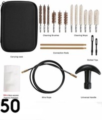 68PCS Pistol Gun Cleaning Kit 22,357,38, 9mm,40,45 Caliber Pistol Maintaince Kit