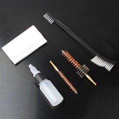 10 Piece .22 22LR .223 556 Rifle Gun Cleaning Kit Nylon Brush Cleaner with Pouch