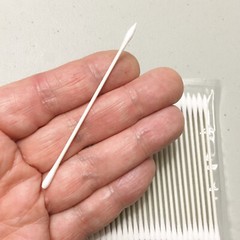 M00974 MOREZMORE 25 Mini Pointed Gun Rounded Tip Micro Qtips Q-tips Swab G-Tip