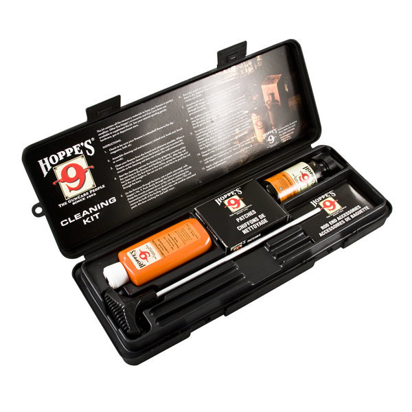 Hoppes Cleaning Kit For Pistols – Caliber .38 / .357 / .9mm / Complete In Case