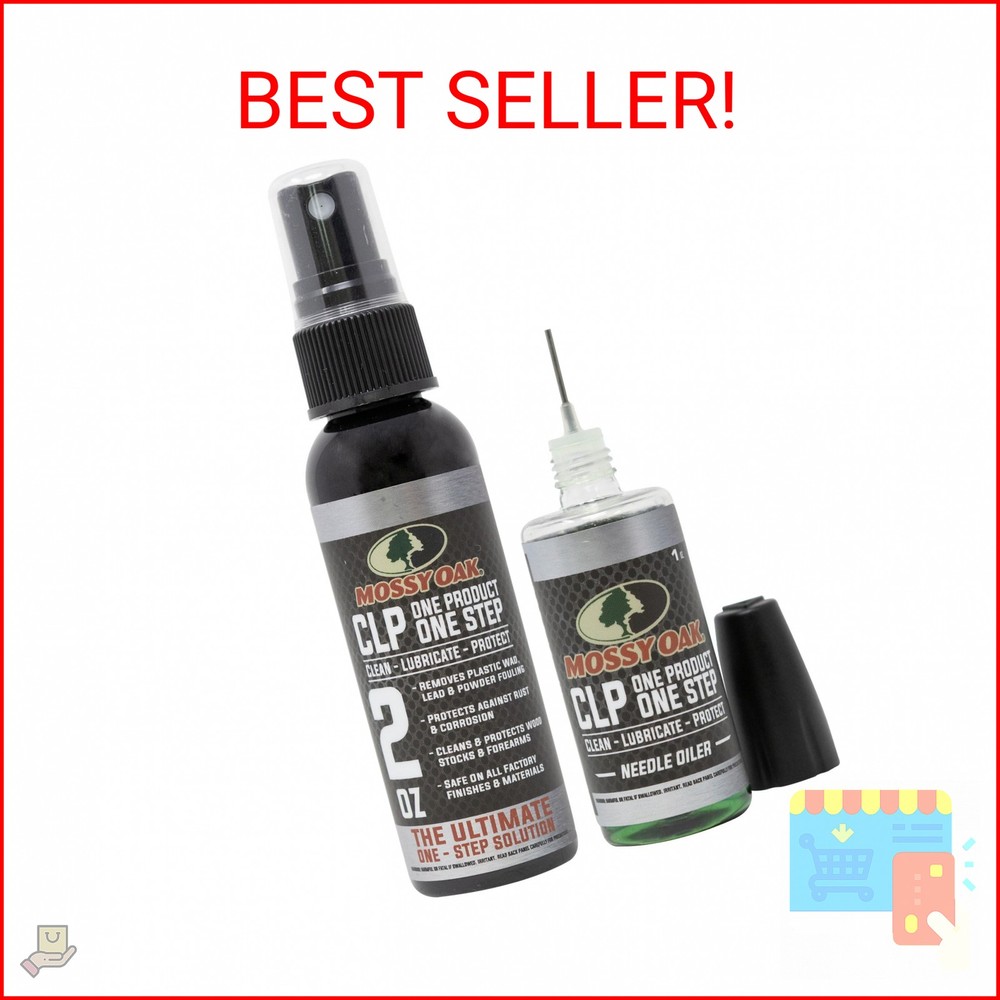 Mossy Oak CLP Gun Cleaning Oil | All-in-One Cleaner, Lubricant & Protectant | On