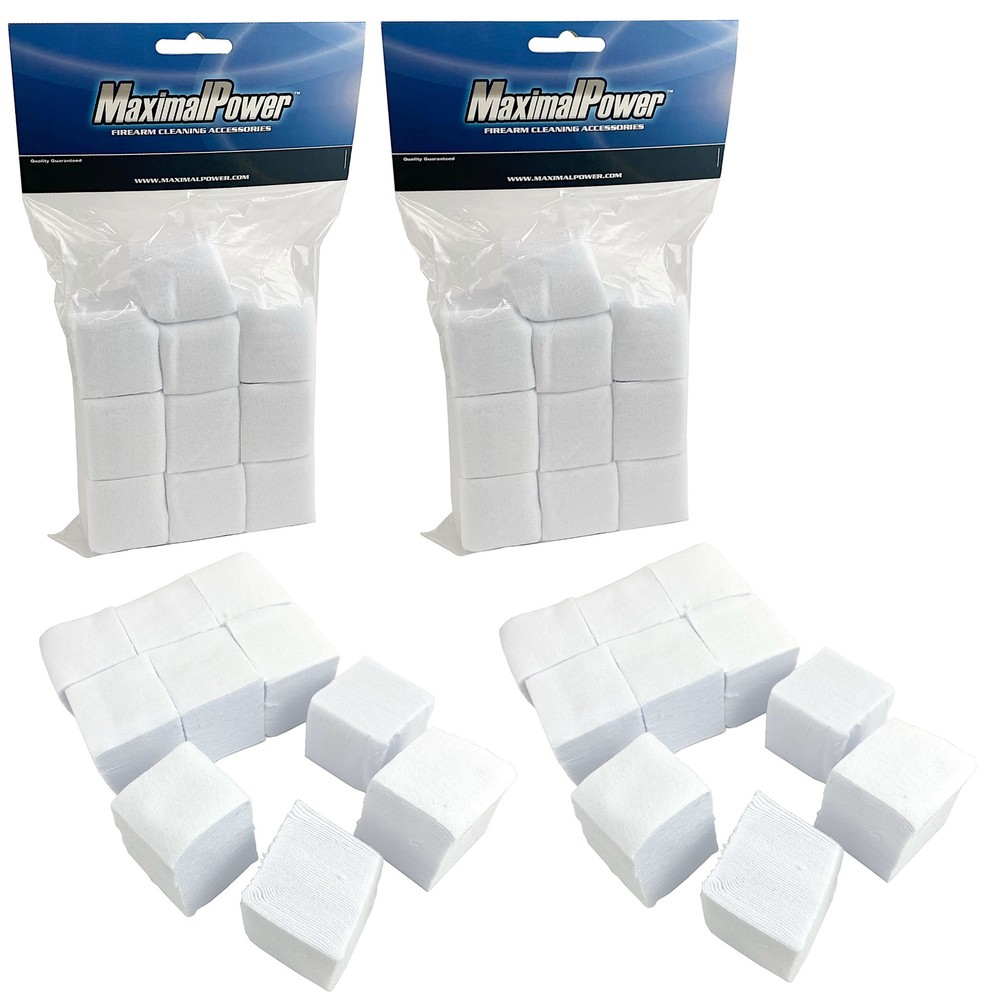 MaximalPower Cotton 1-1/2″ Gun Cleaning Patch for .308 7.62×51/39mm Cal Rifle