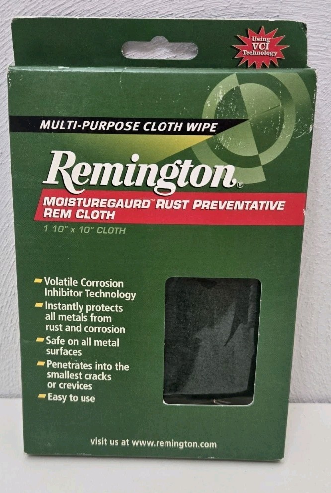 New Remington Moistureguard Rust Preventative Rem Cloth