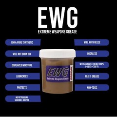 4oz Synthetic Light Grease for Extreme Weapons Lubrication Non Toxic EWG