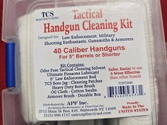 TCS 40 Caliber Handgun Cleaning Kit. For 5″ Barrel’s Or Shorter. 3009UM.