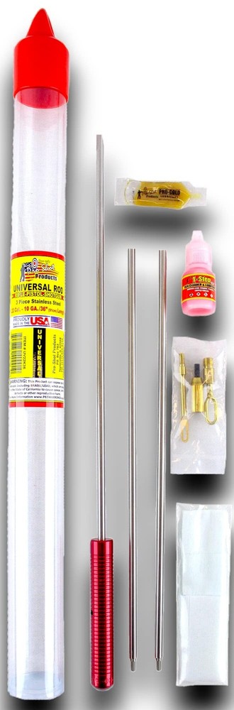 Pro-Shot Products 3-Piece Universal Cleaning Kit (36-Inch) 36 INCH, GOLD