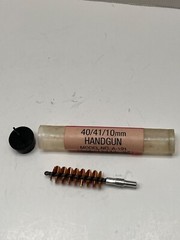 Kleen bore gun cleaning supplies, 3 phosphor bronze bore brushes, 2 patch holder