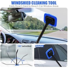 18PCS Car Cleaning Kit, Car Interior Detailing Kit with High Power Blue
