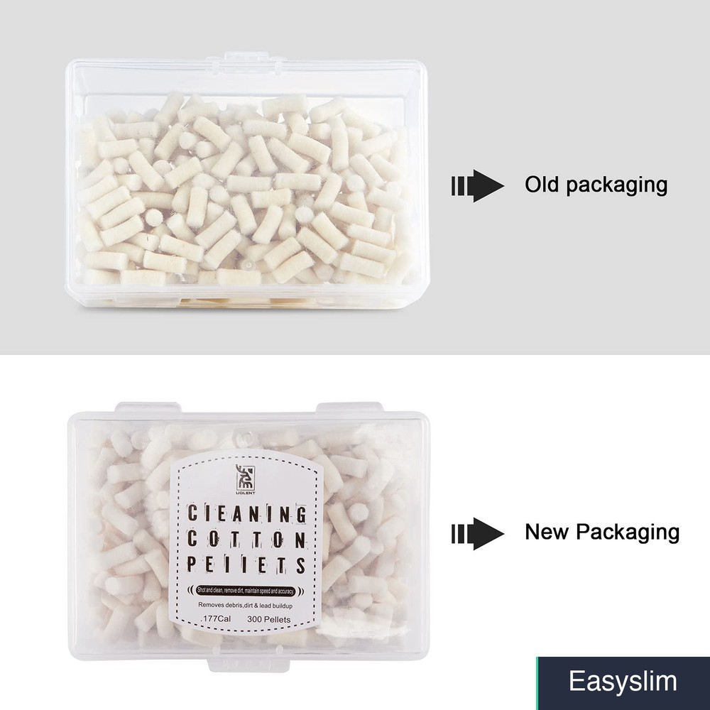 Cleaning Pellets 300 Count .177 Caliber Wool Felt Gun Rifle Supplies