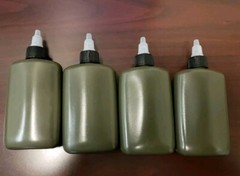 Military Breakfree CLP Weapon Gun Oil 4 oz Bottle OD Green made in USA Lot of 2