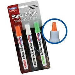 Birchwood Casey Super Bright Touch-Up Pen Kit Green Red White for Firearm Sights
