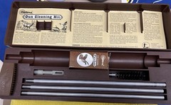 *** Vintage Outers Shotgun Cleaning Kit # P-478 16 Gauge Sportsman Engraved Kit