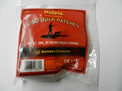 Outers Bulk Cotton Patches; 250 Patches; 7/8″ x 7/8″; 17, 204, 22; 42382